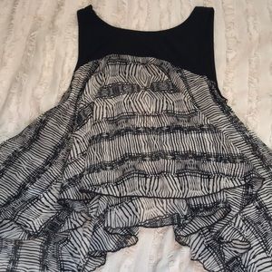 Painted Threads Asymmetrical Tunic